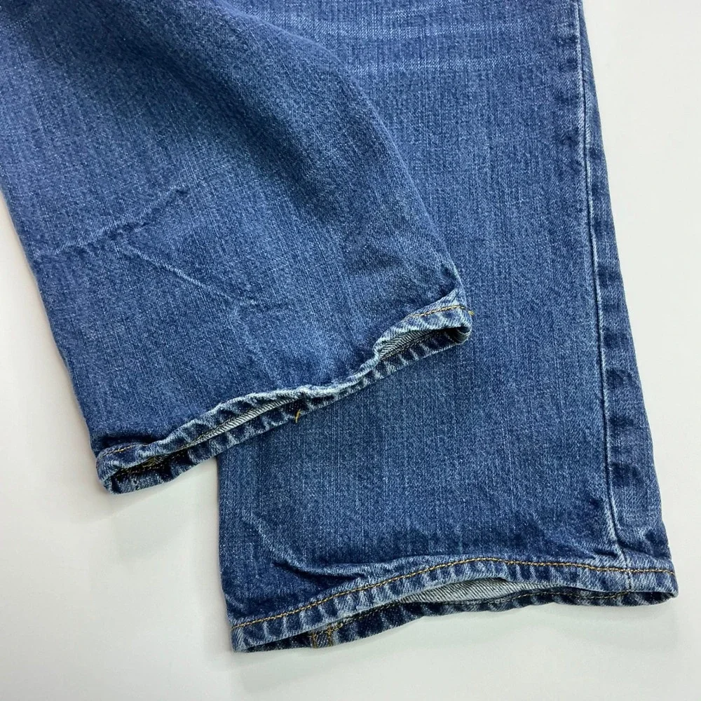 Gap Blue Loose Fit Jeans Kids Size 10 Regular Adjustable Waist Denim